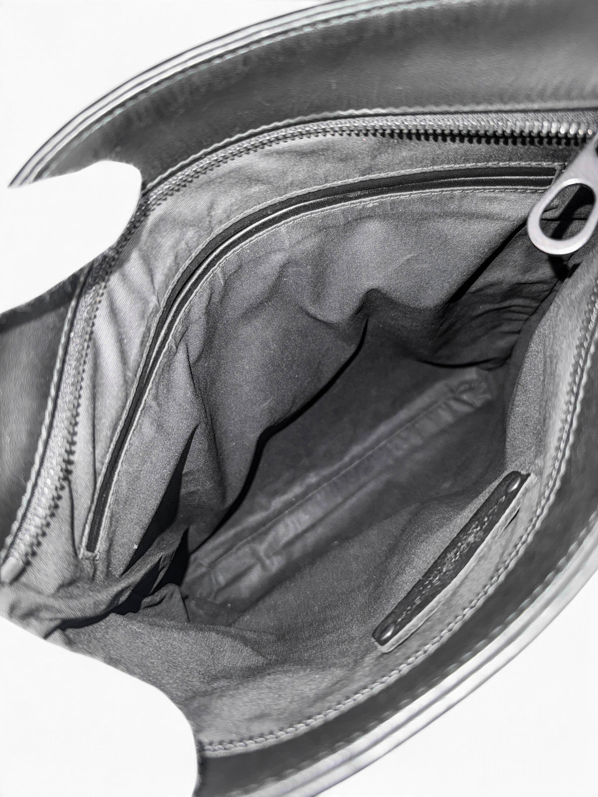 Bottega Veneta Intrecciato Messenger Bag Black