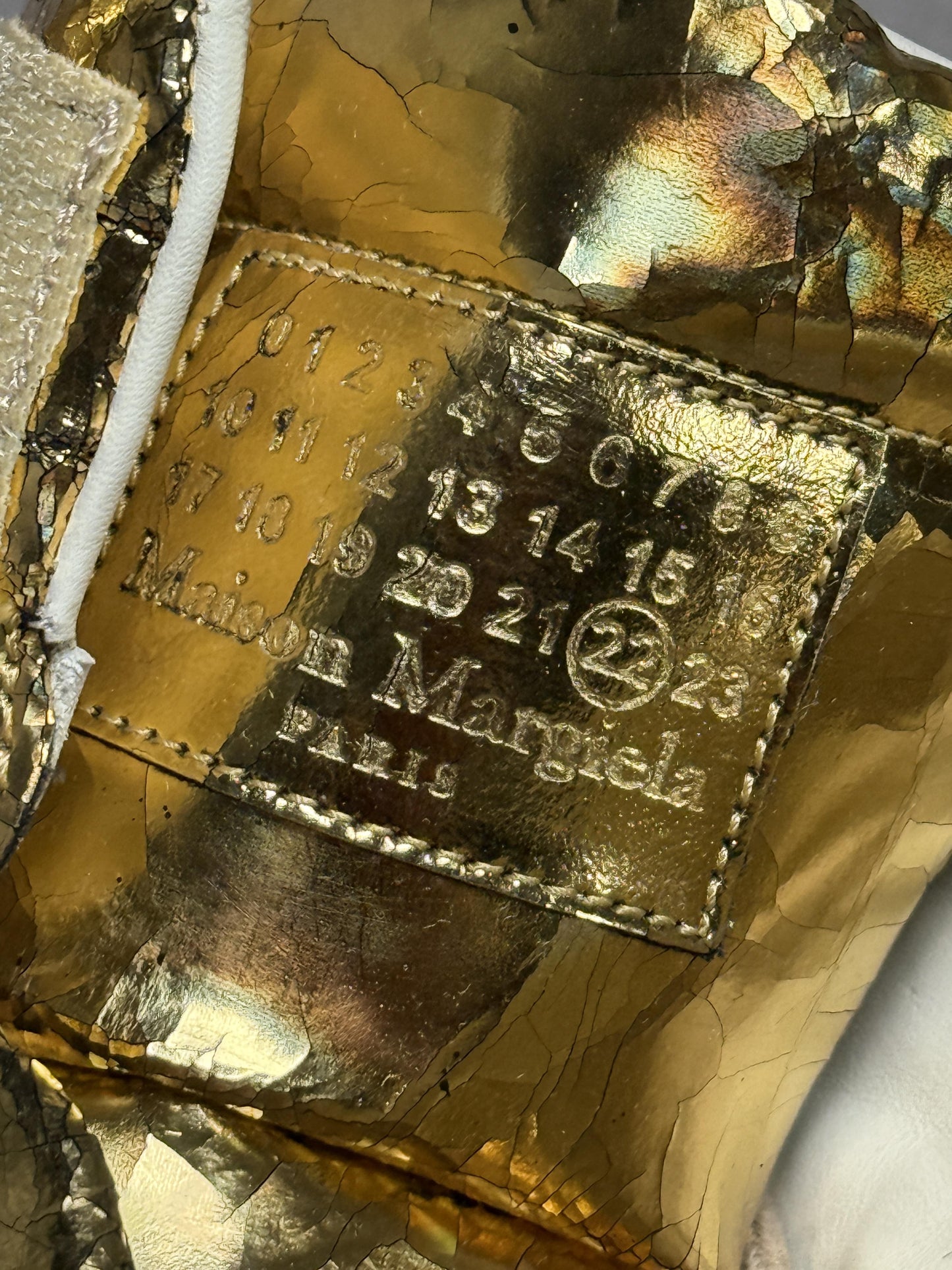 Maison Margiela Future High Cracked Gold (42)