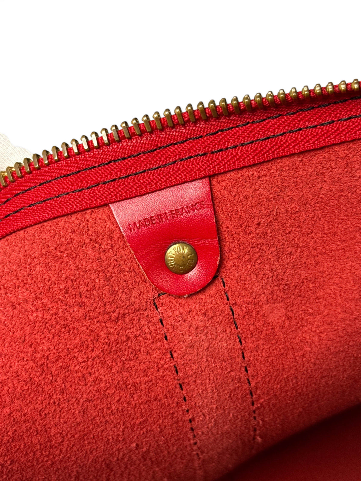Louis Vuitton Keepall 50 Epi Leather Red 2010