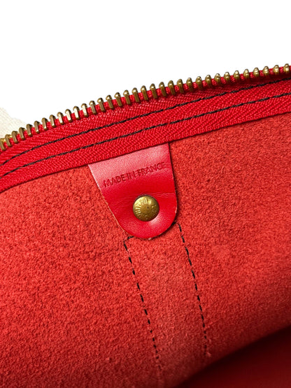 Louis Vuitton Keepall 50 Epi Leather Red 2010