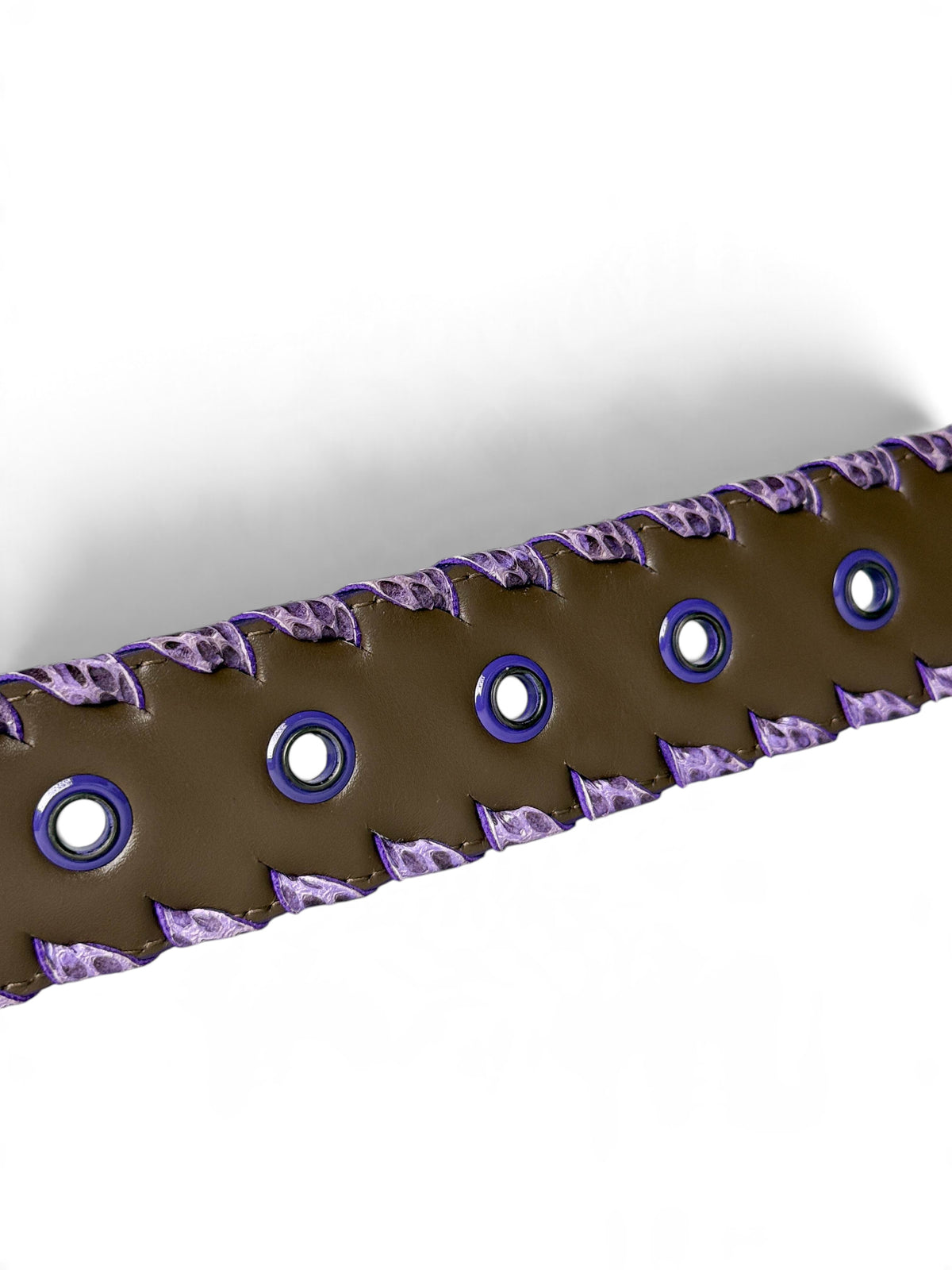 Bottega Veneta Intrecciato Python Leather Belt