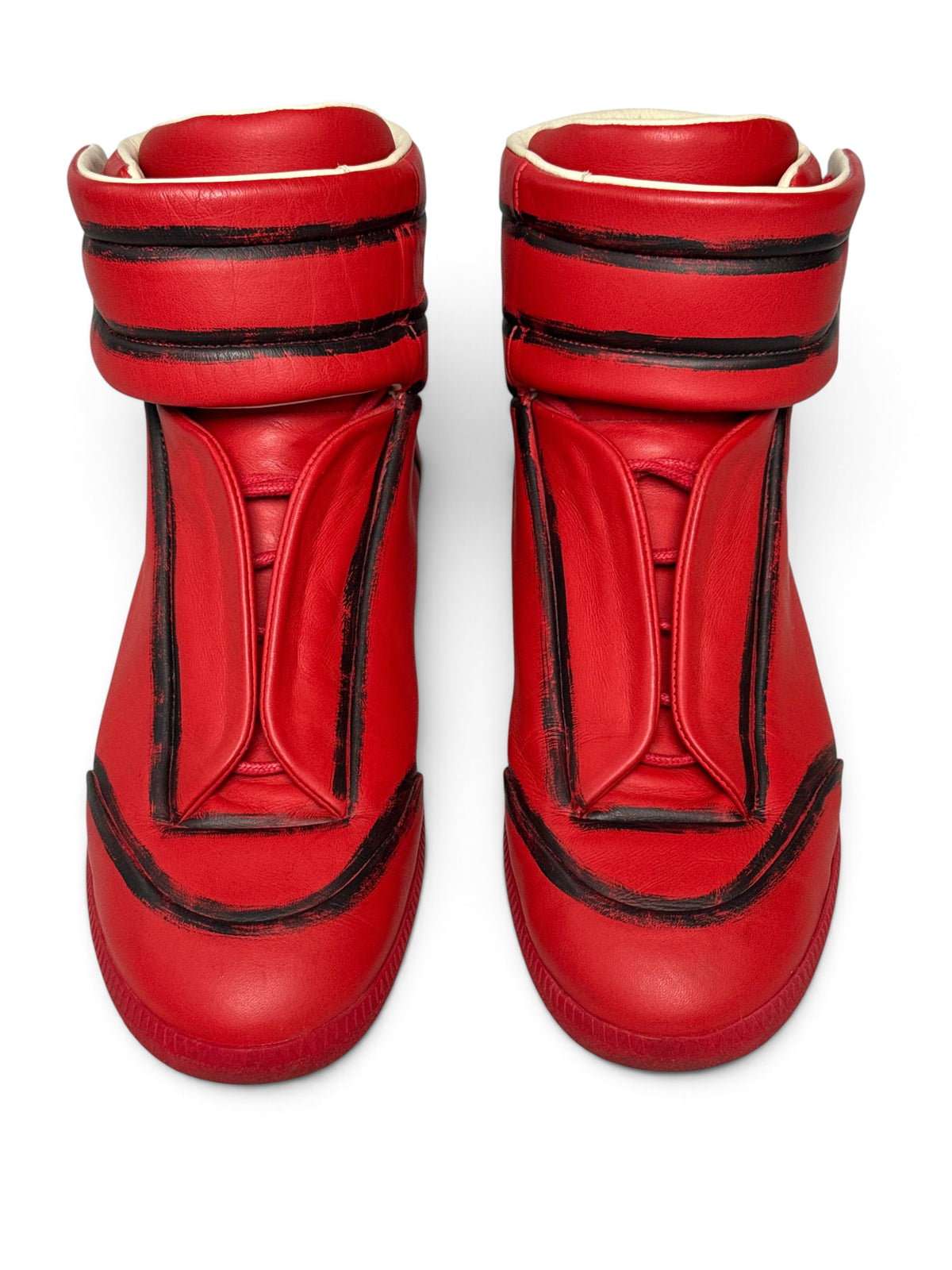 Maison Margiela Future High Red/Black Outline (43)