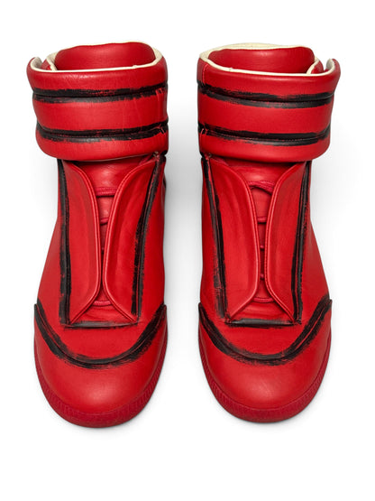 Maison Margiela Future High Red/Black Outline (43)