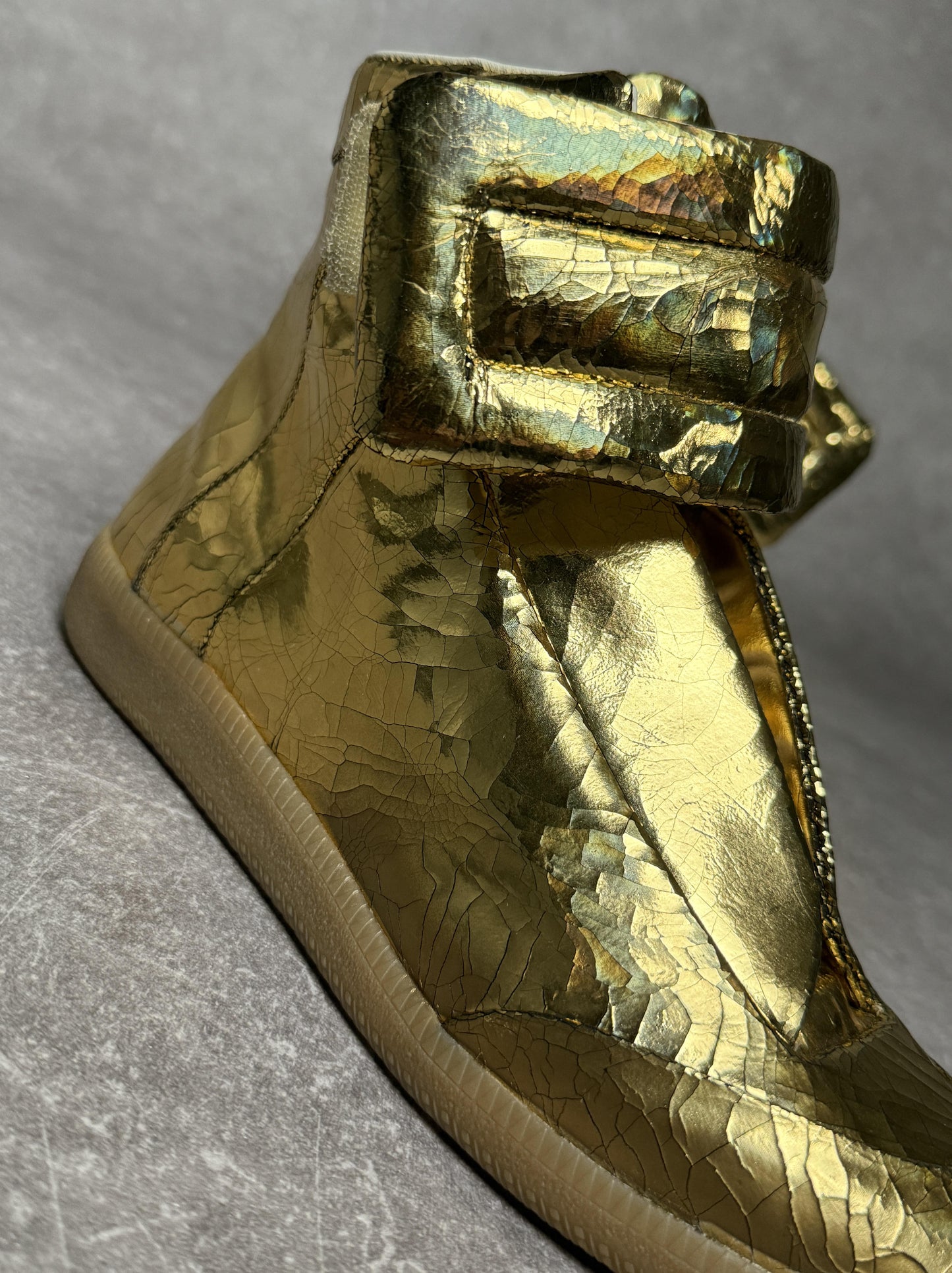 Maison Margiela Future High Cracked Gold (42)