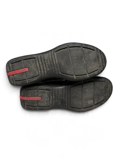 Prada Vintage America's Cup Black Patent Leather