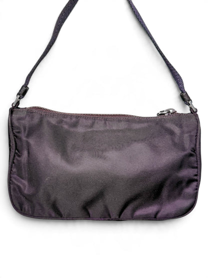 Prada Nylon Pochette Dark Purple