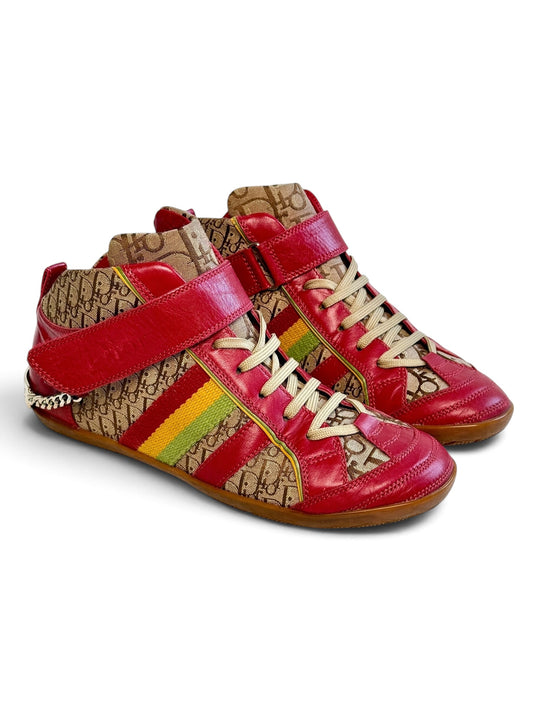 FW2004 Dior Rasta Chain Sneakers (37.5)