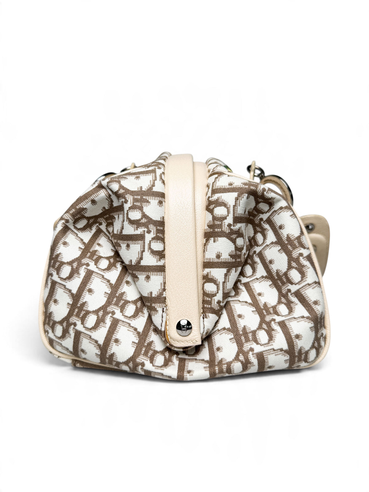 Dior 2005 Diorissimo Floral Embroidered Trotter Bag