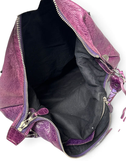 Balenciaga Day Hobo Bag Purple Giant 21