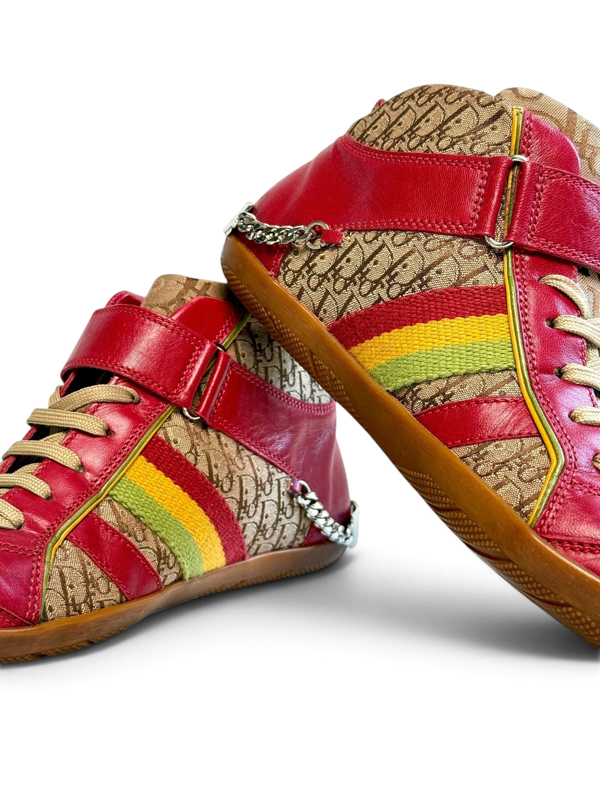 FW2004 Dior Rasta Chain Sneakers