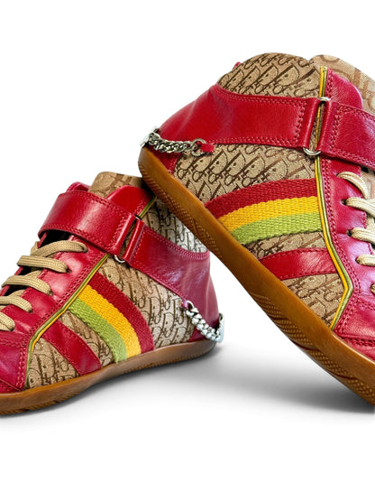 FW2004 Dior Rasta Chain Sneakers