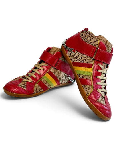 FW2004 Dior Rasta Chain Sneakers