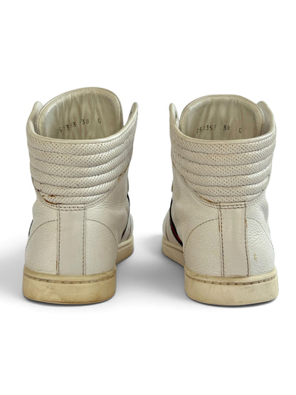 Gucci Retro High-Top Sneakers White (38)