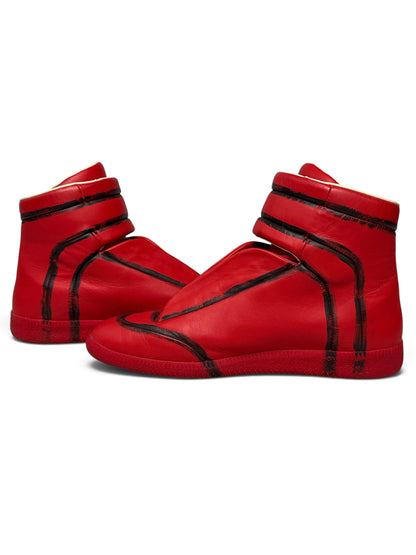 Maison Margiela Future High Red/Black Outline (43)