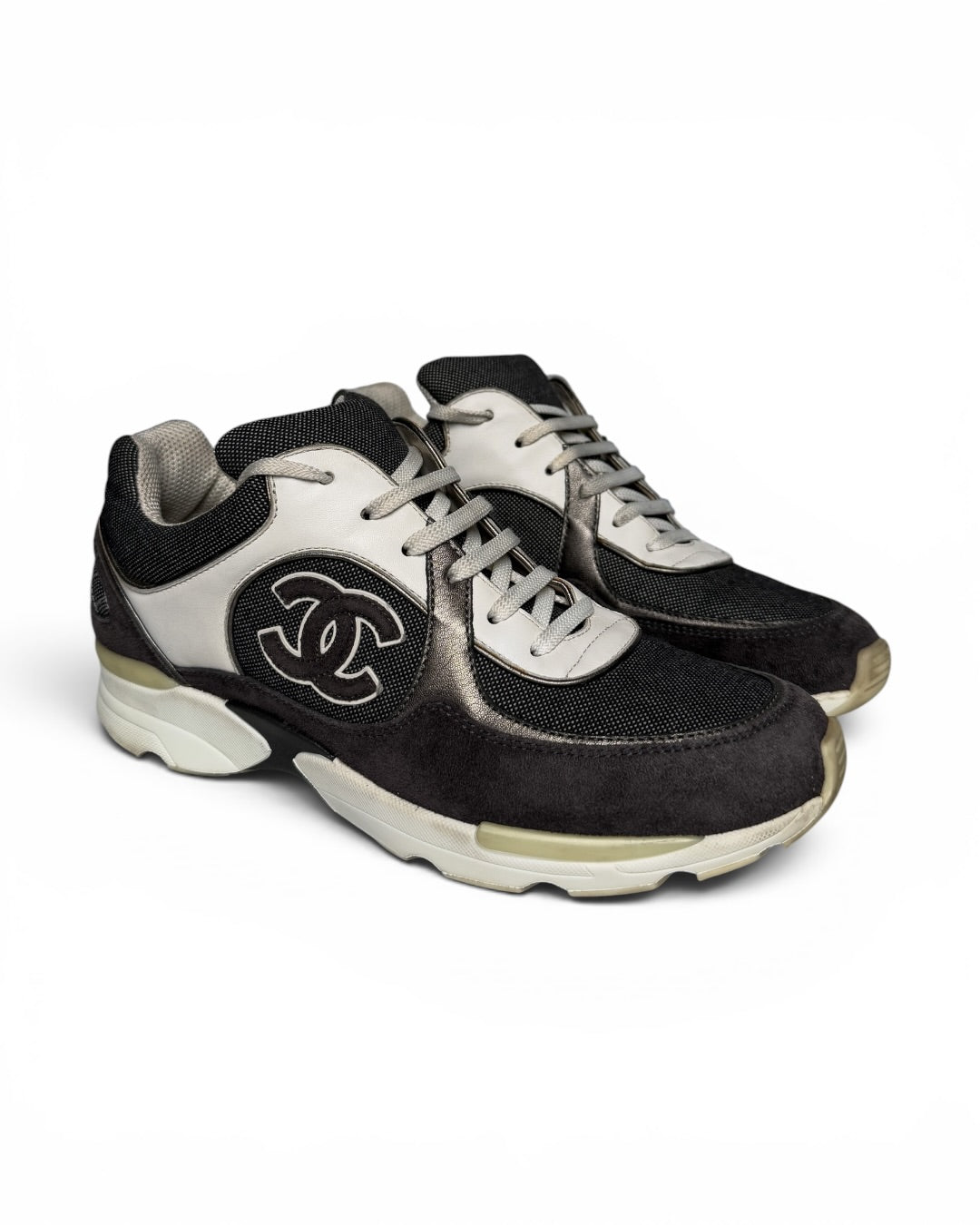 Chanel Runner Denim/Leather Dark Blue (38)