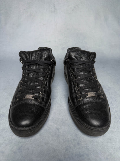 Balenciaga Arena Low Full Grain Leather Black (41)
