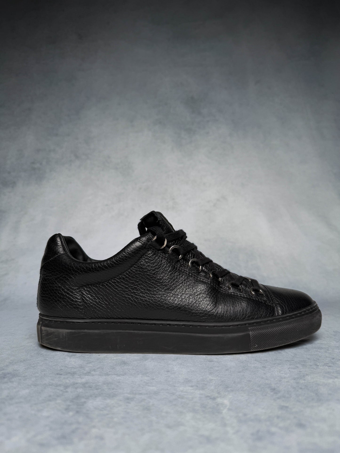 Balenciaga Arena Low Full Grain Leather Black (41)