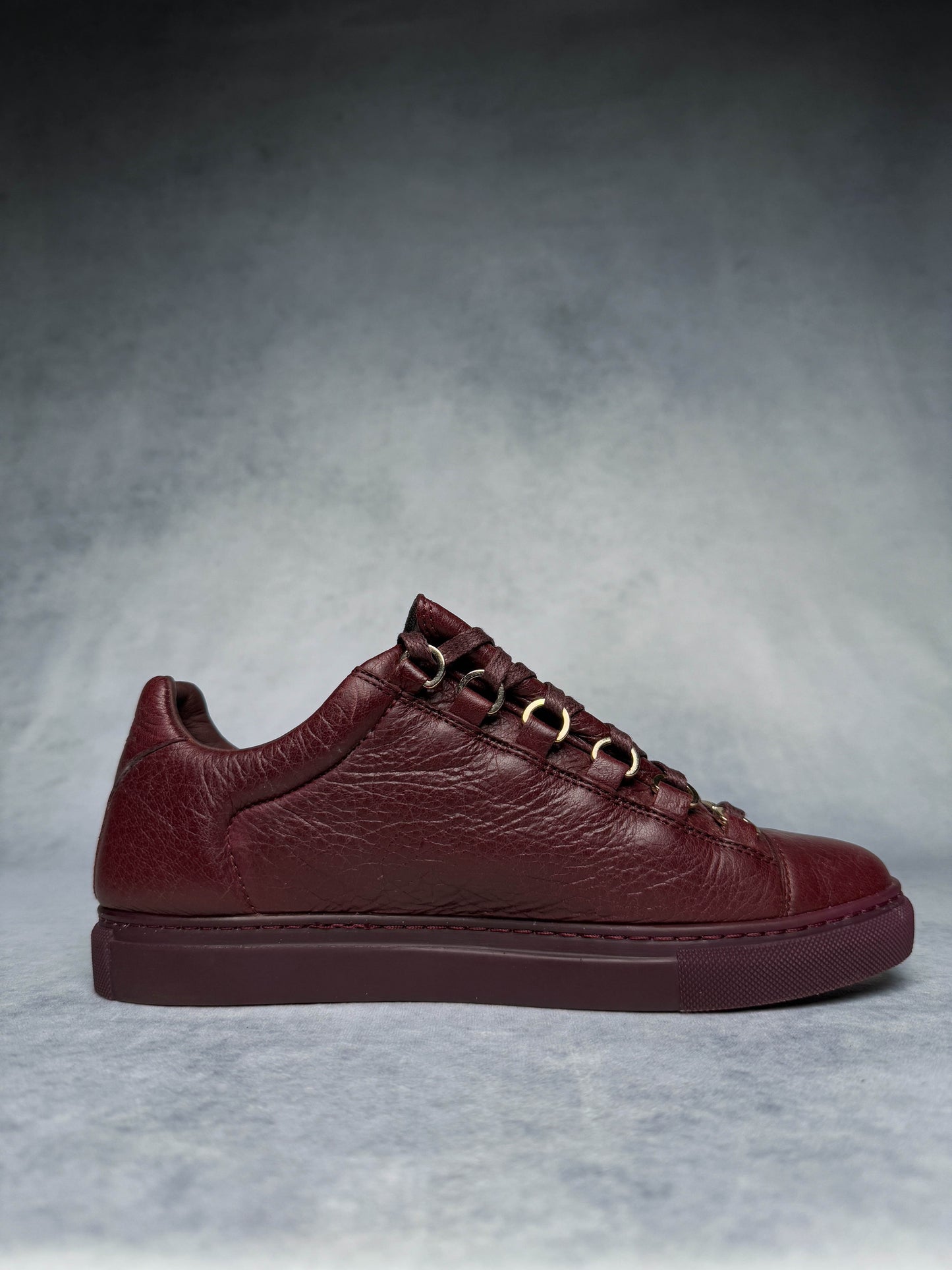 Balenciaga Arena Low Burgundy Red (37)