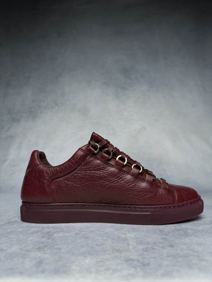Balenciaga Arena Low Burgundy Red (37)