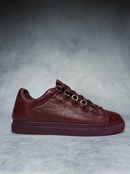 Balenciaga Arena Low Burgundy Red (37)