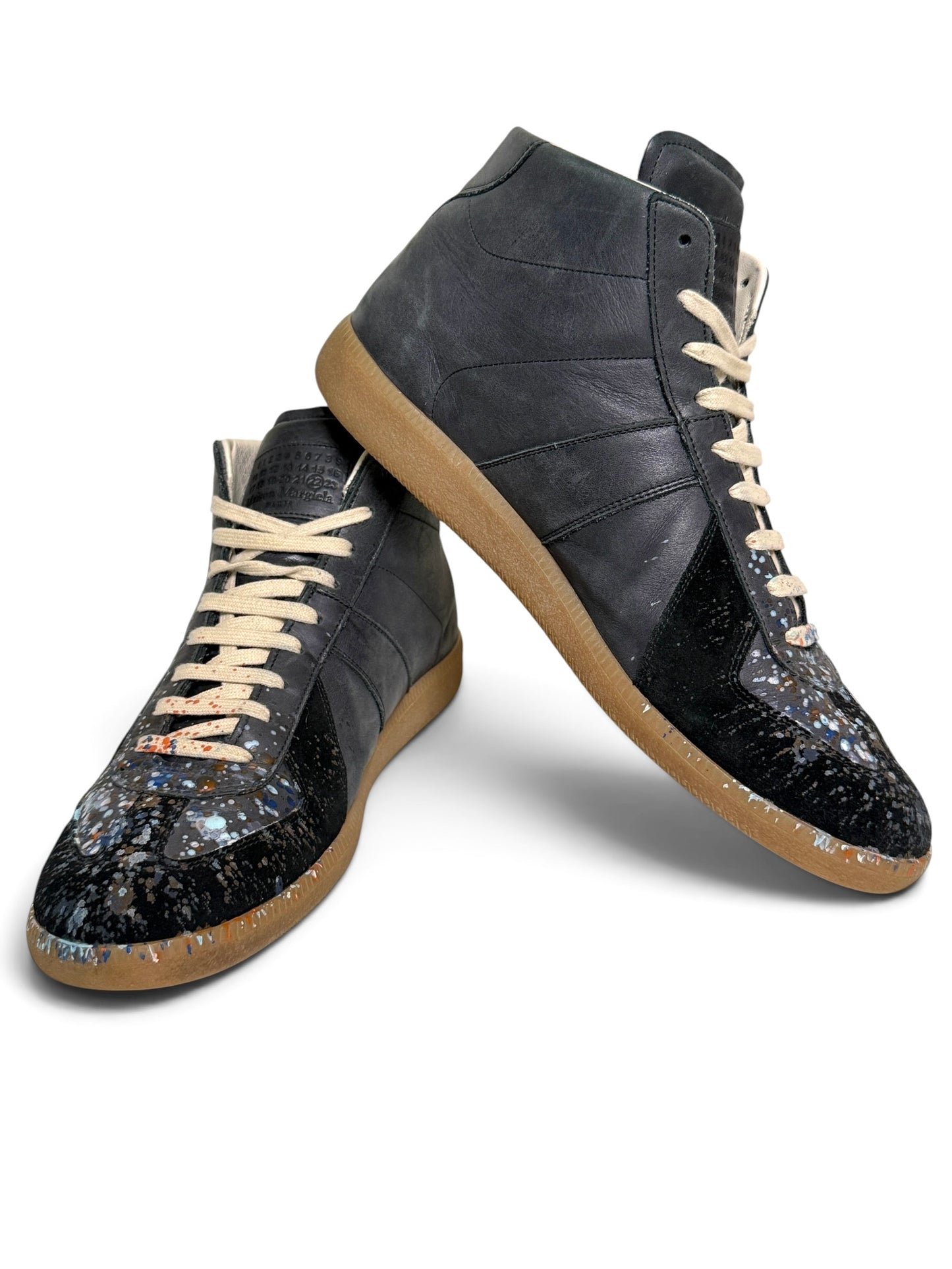 Maison Margiela 2016 High-Top Paint Splat GATs (47)