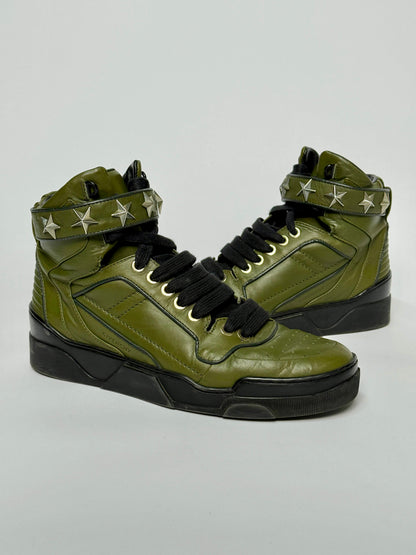 2013 Givenchy Tyson Stars Dark Green (44)