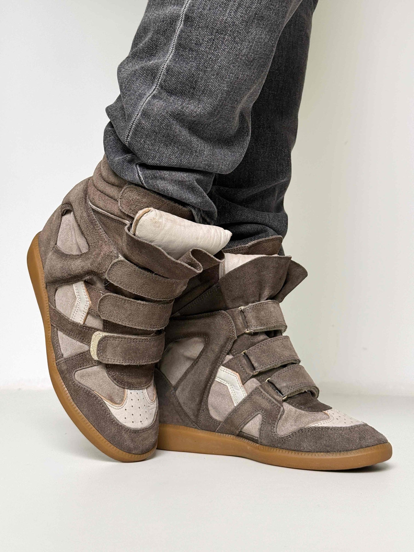 Isabel Marant Bekett Wedge Sneaker (37)