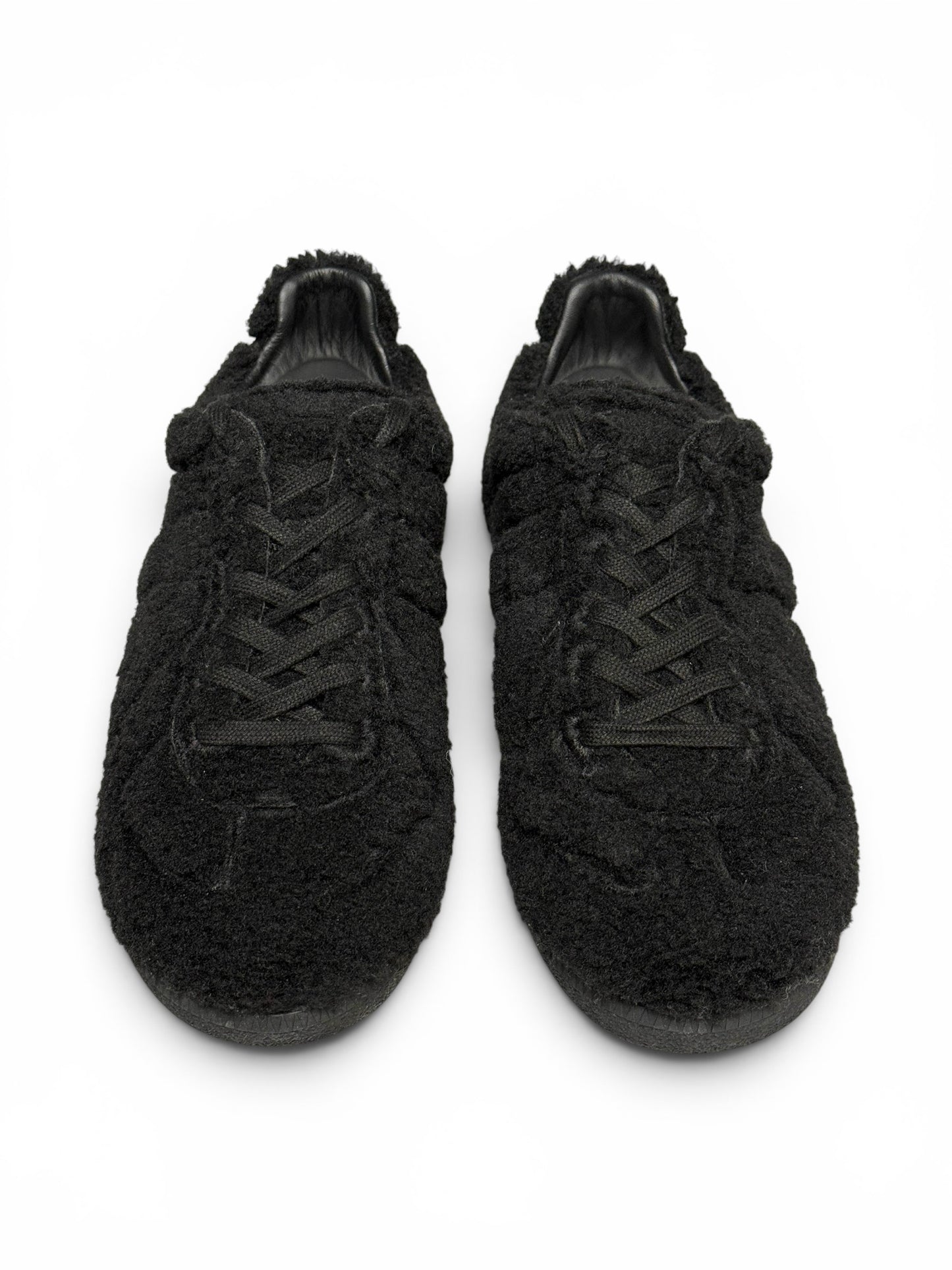 Maison Margiela Black Faux Shearling GATs (43)