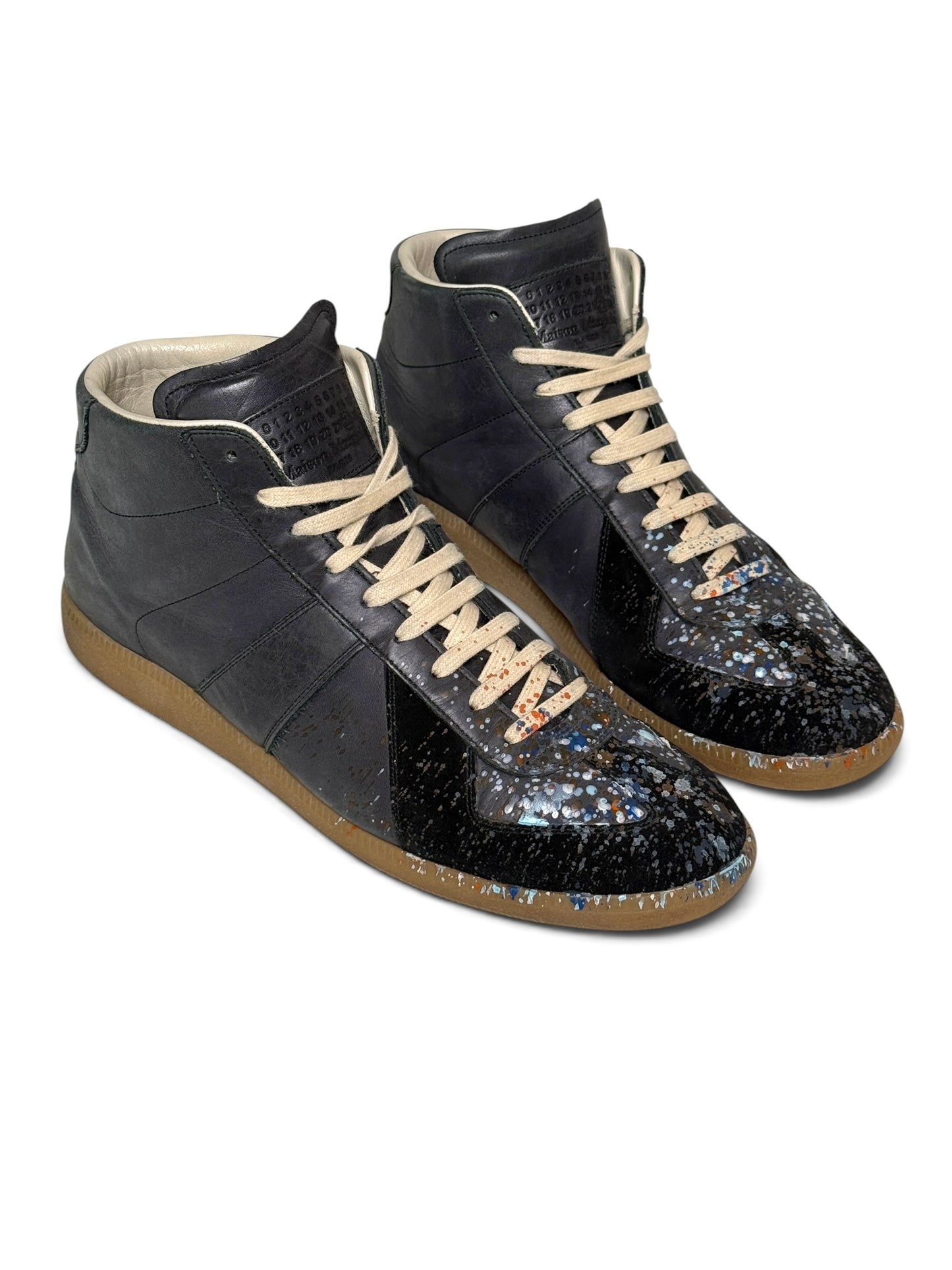 Maison Margiela 2016 High-Top Paint Splat GATs (47)