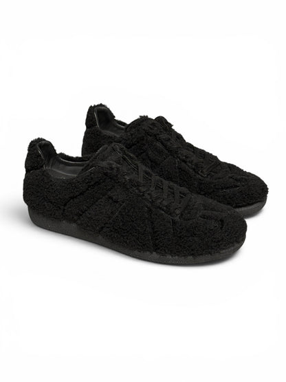 Maison Margiela Black Faux Shearling GATs (43)