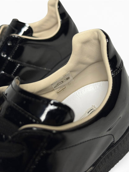 Maison Margiela Black Patent Leather GATs (41)