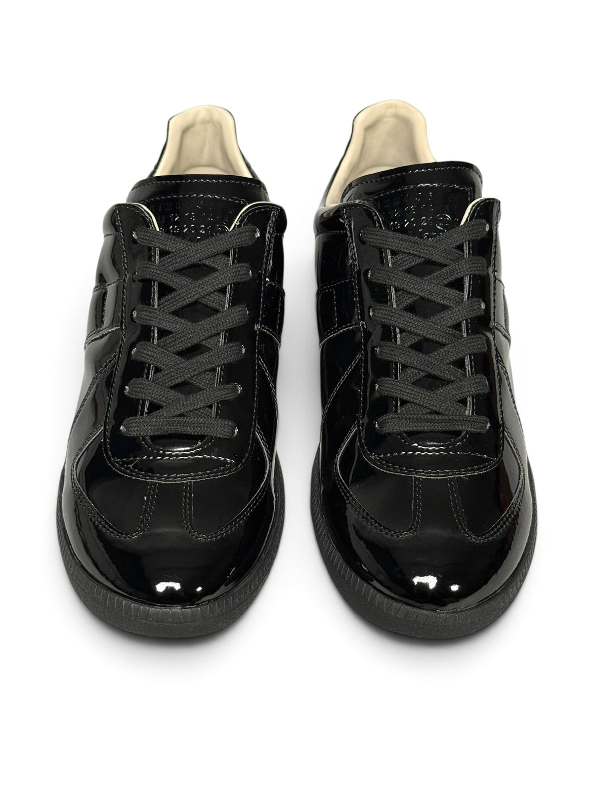 Maison Margiela Black Patent Leather GATs (41)