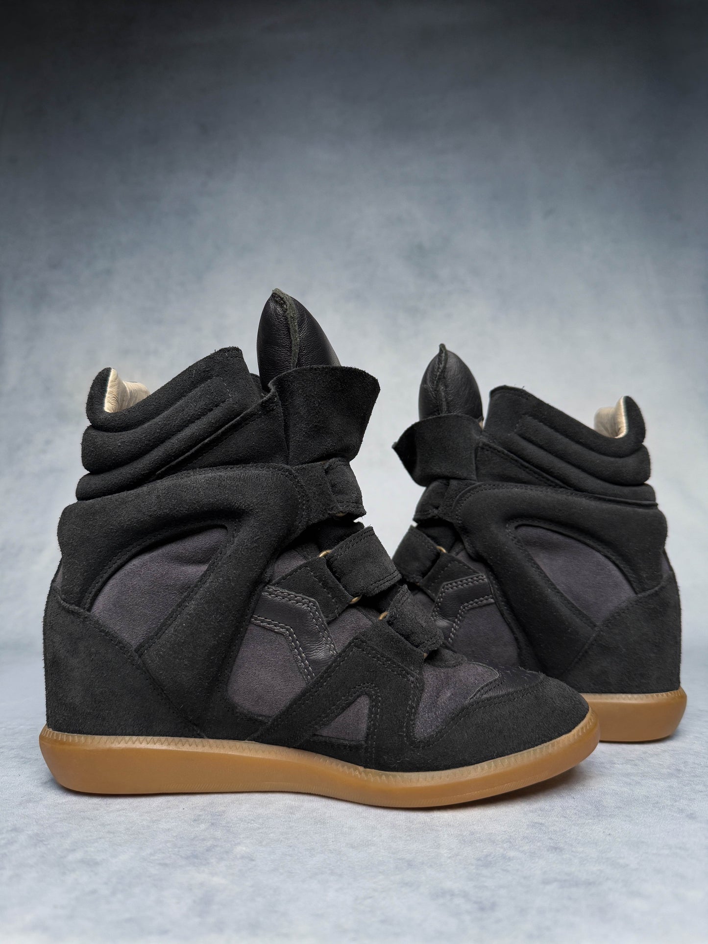 Isabel Marant Bekett Keilabsatz-Sneaker Schwarz (37)