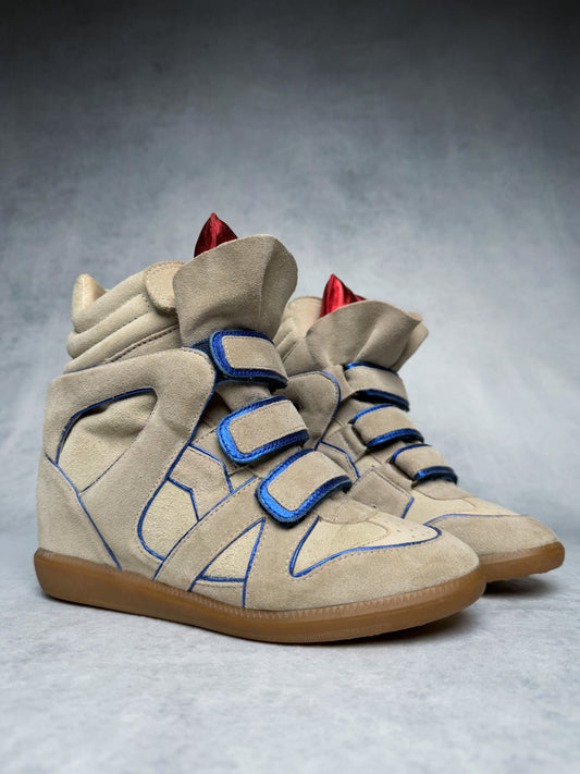 Isabel Marant Bekett Wedge Sneaker Multicolor (38)