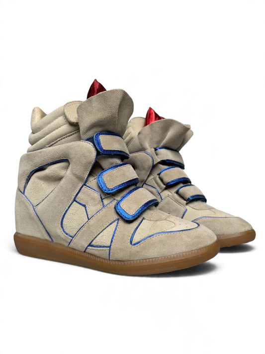 Isabel Marant Bekett Wedge Sneaker Multicolor