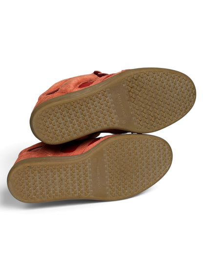 Isabel Marant Bekett Wedge Sneaker Coral