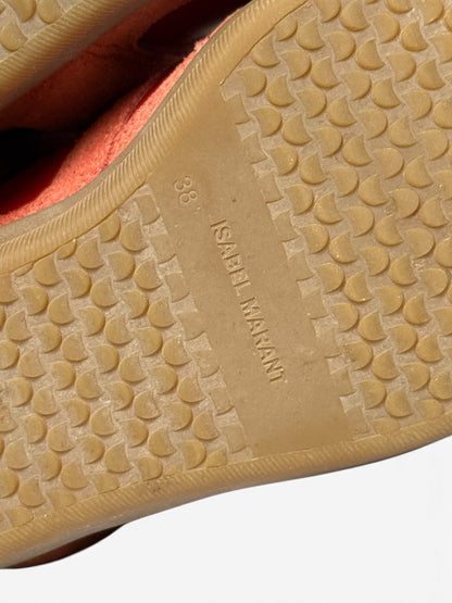 Isabel Marant Bekett Wedge Sneaker Coral
