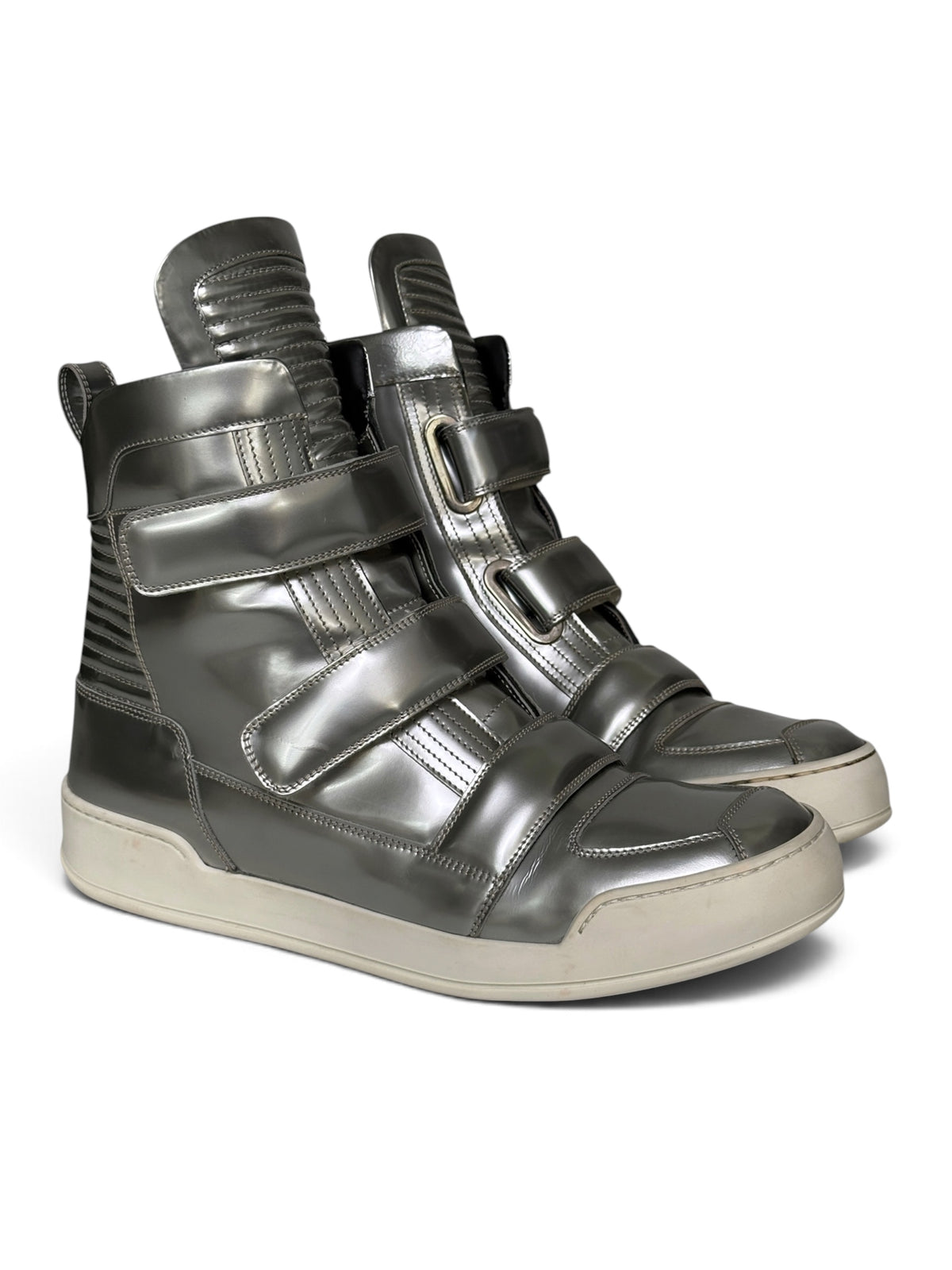 Balmain FW2014 Metallic High-Tops (44)