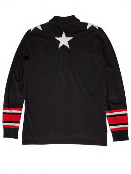 SS2014 Givenchy Stars Longsleeve Polo (S)