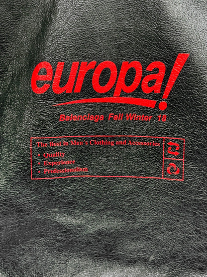 Balenciaga FW2018 "Europa!" Large Leather Shopper