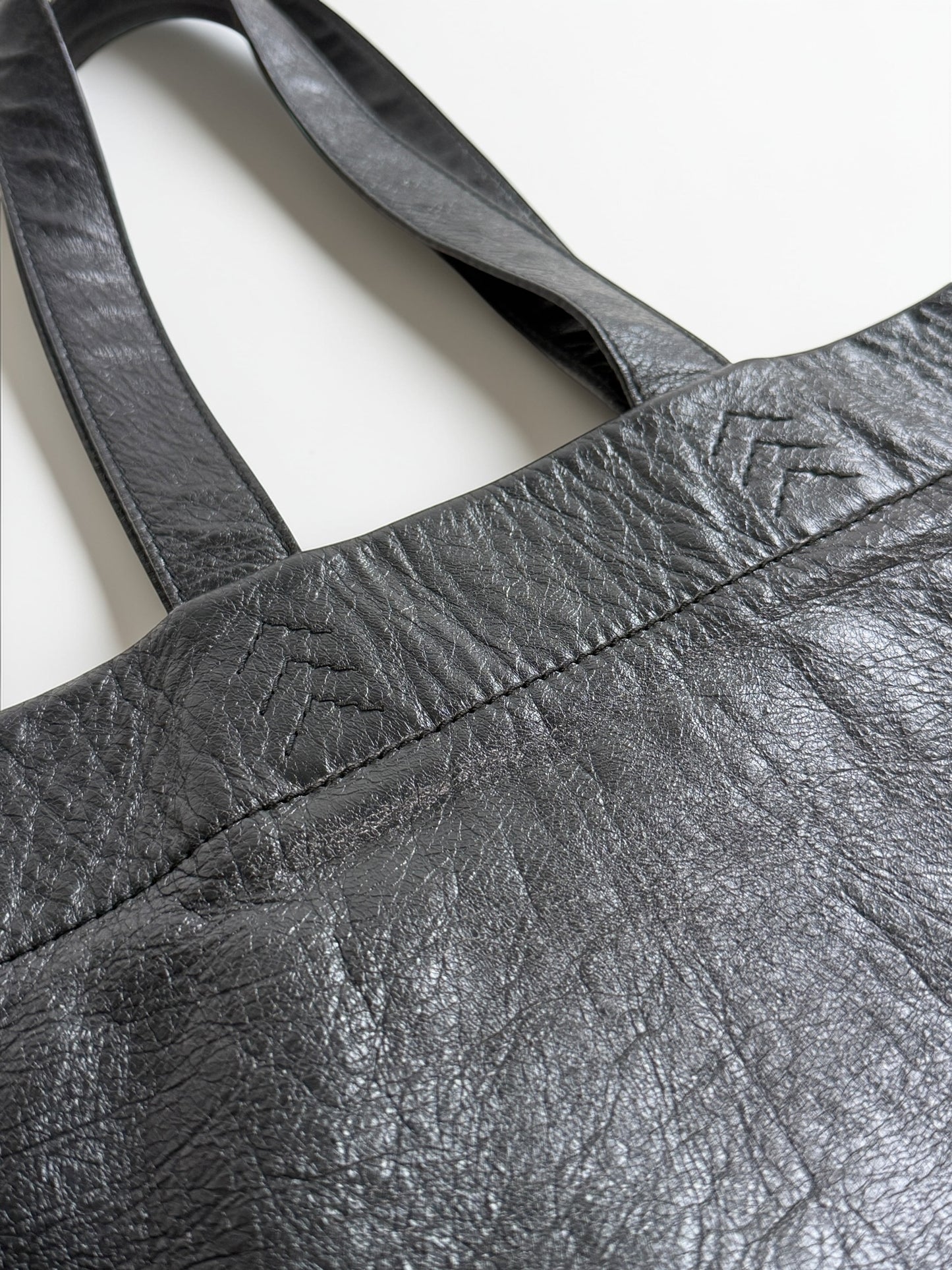 Balenciaga FW2018 "Europa!" Large Leather Shopper