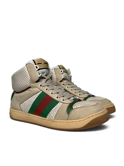 Gucci Screener High-Top Distressed (38.5)