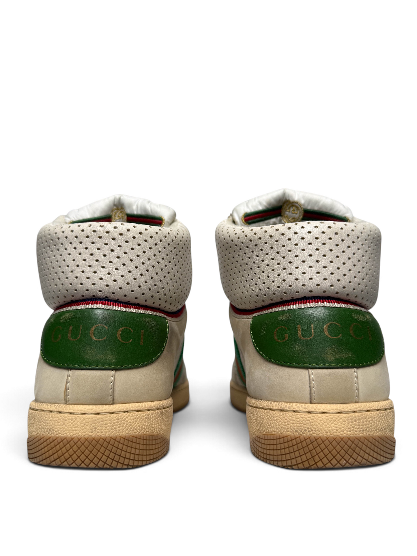 Gucci Screener High-Top Distressed (38.5)