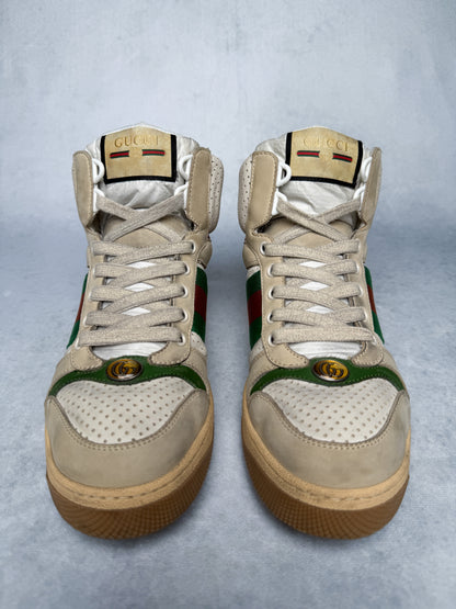 Gucci Screener High-Top Distressed (38.5)