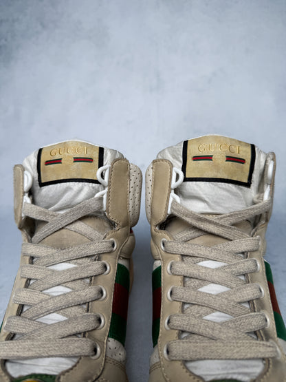 Gucci Screener High-Top Distressed (38.5)