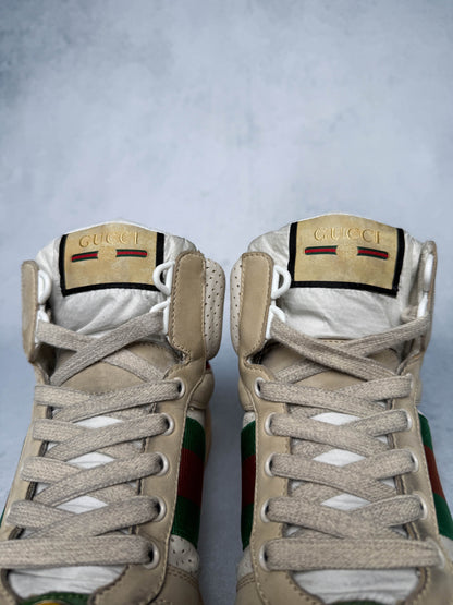 Gucci Screener High-Top Distressed (38.5)