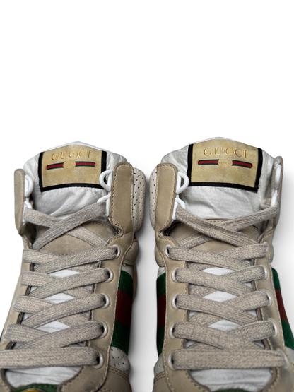 Gucci Screener High-Top Distressed (38.5)