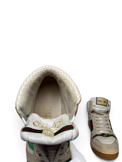 Gucci Screener High-Top Distressed (38.5)