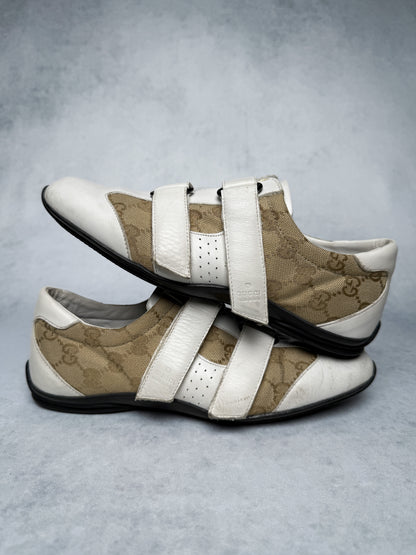 Gucci Vintage Monogram Sneaker Leather/Canvas White (37.5)
