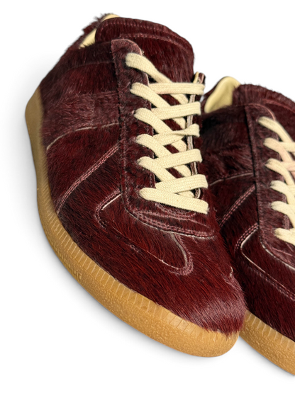 Maison Margiela Sample Pony Hair Burgundy GAT (40)